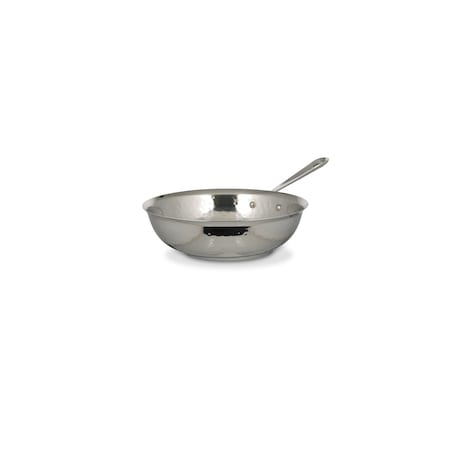 Bon Chef Cucina Stir Fry Pan, Hammered Finish, Ind Btm, 10 3/8"Dia X 3", 7 3/4" Long Hndl, 2 1/2" Qt 60005HF